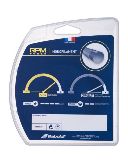 Corda Babolat RPM Blast 130 - armeggio 12m| universotennis.it