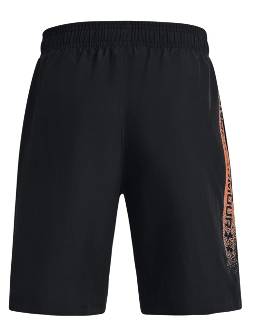 Pantaloncini Under Armour Woven Graphic Junior black orange| Universotennis.it