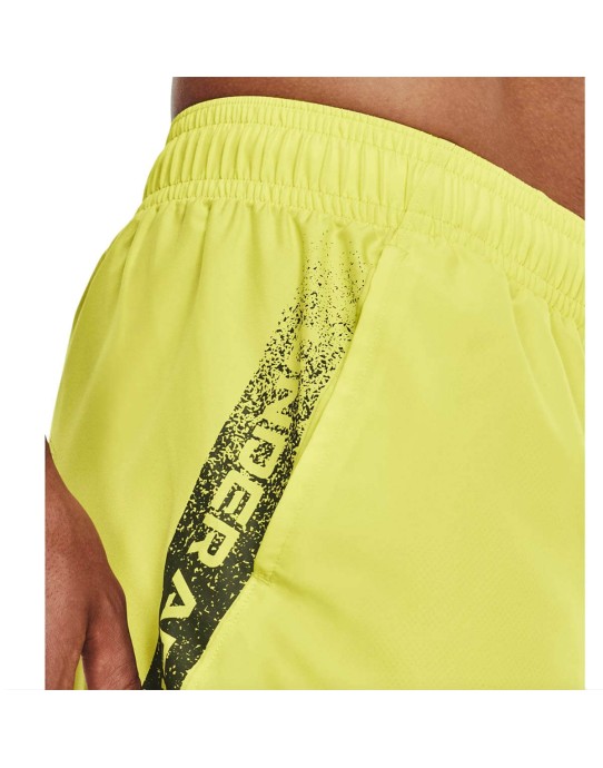 Pantaloncini Under Armour Woven Graphic Lime