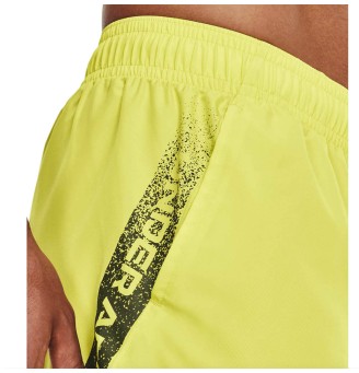 Pantaloncini Under Armour Woven Graphic Lime