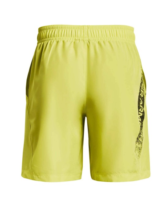 Pantaloncini Under Armour Woven Graphic Lime