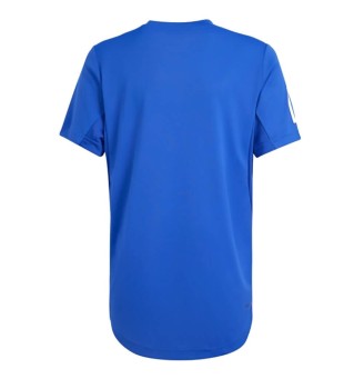 Maglietta Adidas Club 3 Stripes Junior Blu 2