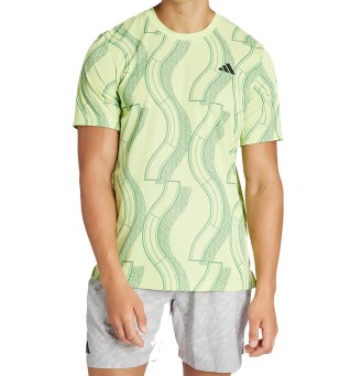 Maglietta Adidas Club Graphic Green