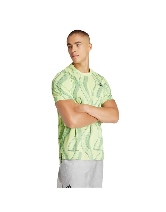 Maglietta Adidas Club Graphic Green