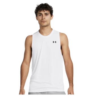 Canotta Under Armour Tech™ uomo white