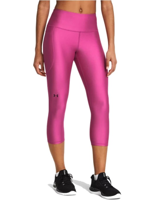 Leggings Capri Under Armour HeatGear® No-Slip Waistband Ankle Pink