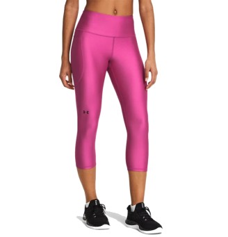 Leggings Capri Under Armour HeatGear® No-Slip Waistband Ankle Pink