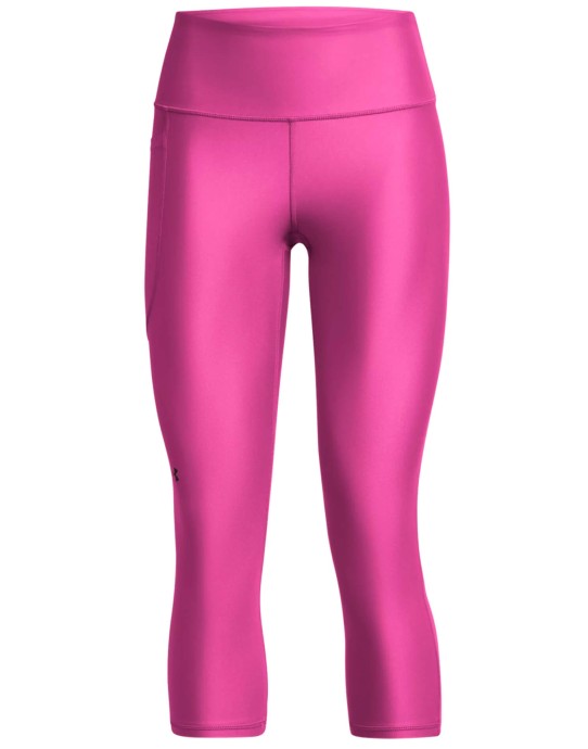 Leggings Capri Under Armour HeatGear® No-Slip Waistband Ankle Pink