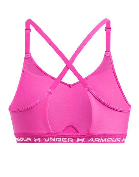 Reggiseno sportivo Under Armour Crossback Low Rebel Pink| Universotennis.it