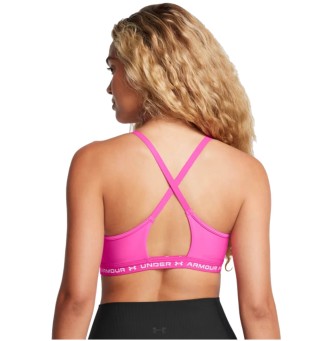 Reggiseno sportivo Under Armour Crossback Low Rebel Pink| Universotennis.it