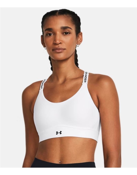 Reggiseno Under Armour Infinity Mid White