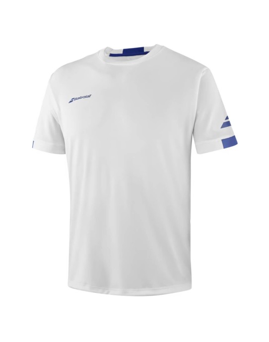 Maglietta Babolat Play Crew Neck Men bianca | Universotennis.it