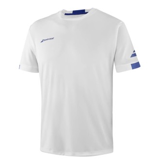 Maglietta Babolat Play Crew Neck Men bianca | Universotennis.it