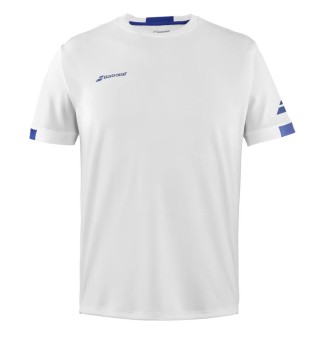 Maglietta Babolat Play Crew Neck Men bianca | Universotennis.it