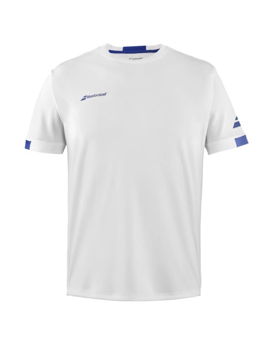 Maglietta Babolat Play Crew Neck Men bianca | Universotennis.it