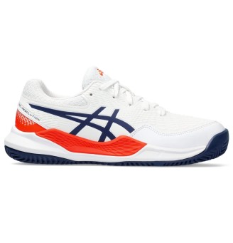 Scarpe Asics Junior Gel Resolution 9 GS Clay White
