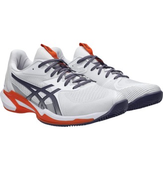 Scarpe Asics Solution Speed FF 3 Clay White Greyish Purple| Universotennis.it