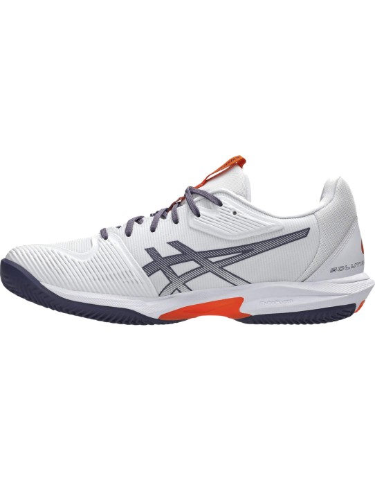 Scarpe Asics Solution Speed FF 3 Clay White Greyish Purple| Universotennis.it