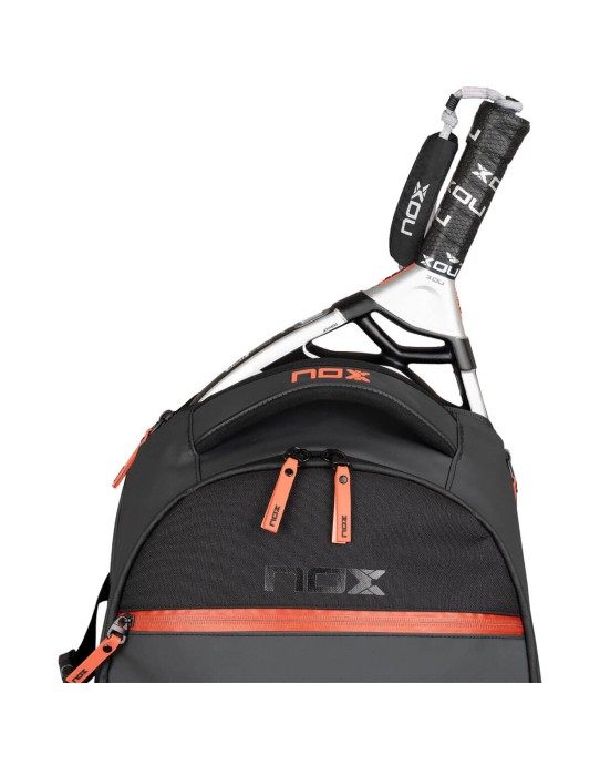 Zaino Padel Nox Luxury Open Series Nero/Rosso