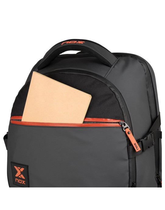 Zaino Padel Nox Luxury Open Series Nero/Rosso
