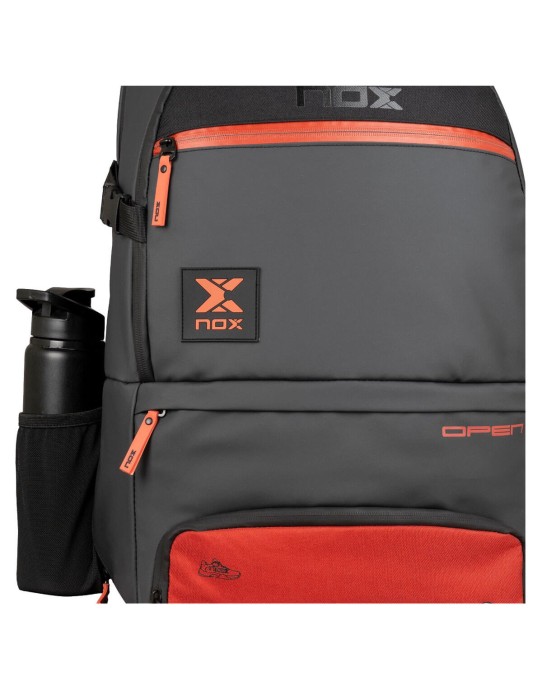 Zaino Padel Nox Luxury Open Series Nero/Rosso