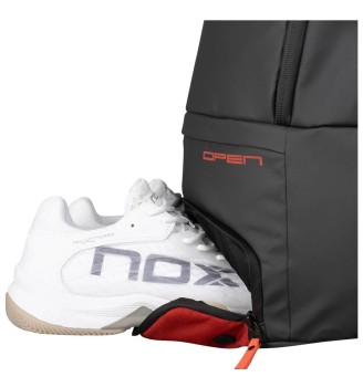 Zaino Padel Nox Luxury Open Series Nero/Rosso