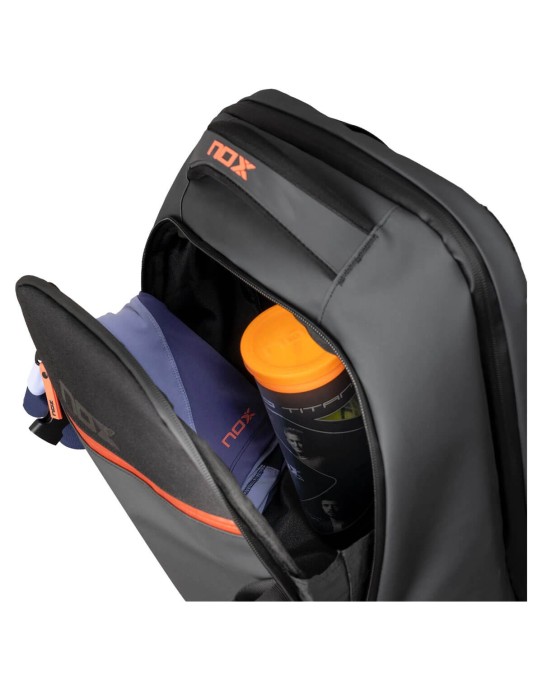 Zaino Padel Nox Luxury Open Series Nero/Rosso