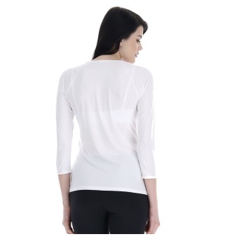 Maglietta Lotto Msp Manica Lunga donna White 2