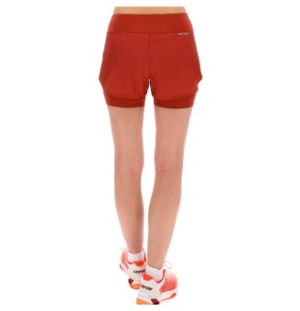 Pantaloncini Lotto Tech II D1 Red Ochre Donna 2