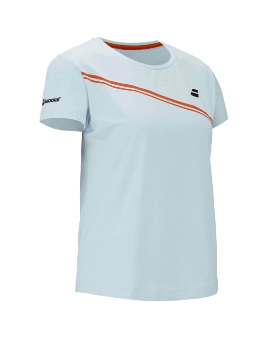 Maglietta Babolat Play Cap Sleeve Top Illusion Blue