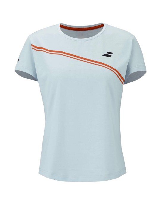 Maglietta Babolat Play Cap Sleeve Top Illusion Blue