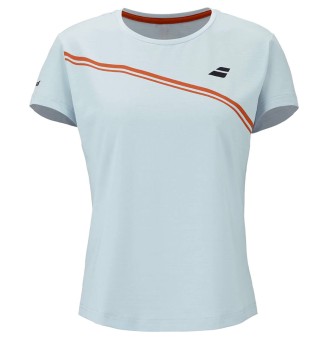 Maglietta Babolat Play Cap Sleeve Top Illusion Blue