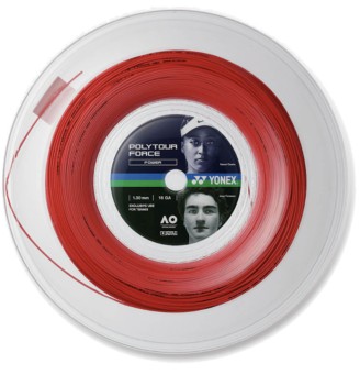 Corda Yonex PolyTour Force RED 1.30 mm matassa 200m | Universotennis.it