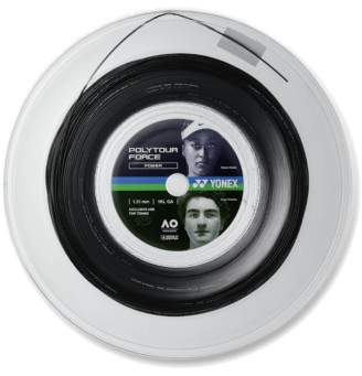 Corda Yonex PolyTour Force black 1.30 mm matassa 200m | Universotennis.it
