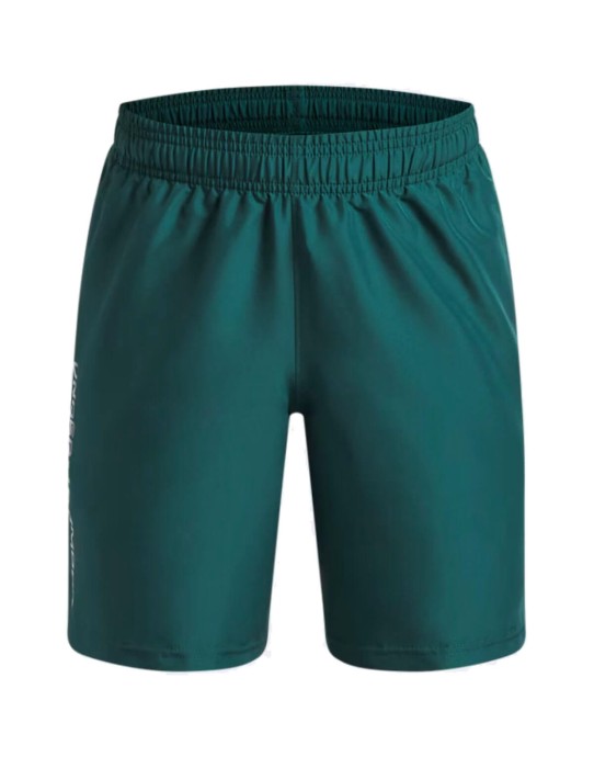 Pantaloncini Under Armour Woven Wdmk Junior Rack Green