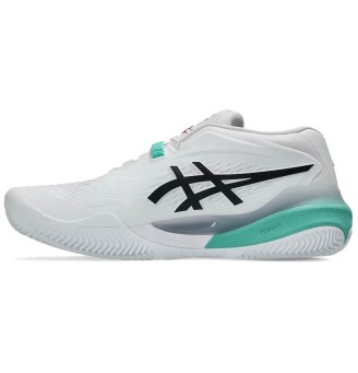 Scarpe Asics Gel Resolution X Clay White Aurora Green 2