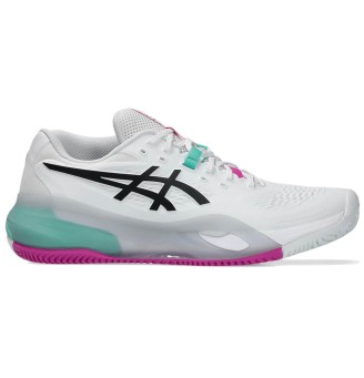 Scarpe Asics Gel Resolution X Clay White Aurora Green