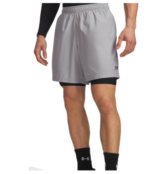 Pantaloncini Under Armour Tech Woven 7in grey