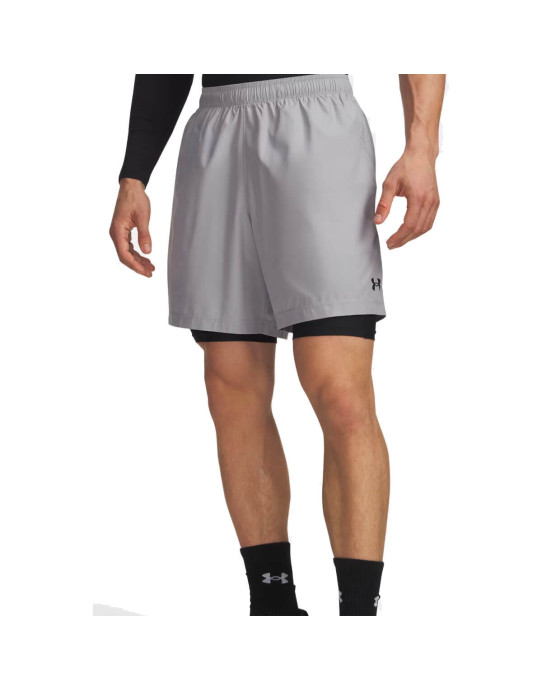 Pantaloncini Under Armour Tech Woven 7in grey