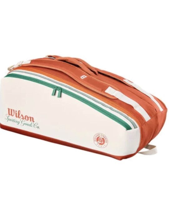 Borsa porta racchette tennis Wilson Roland-Garros 2025 Super Tour x9 | Universotennis.it