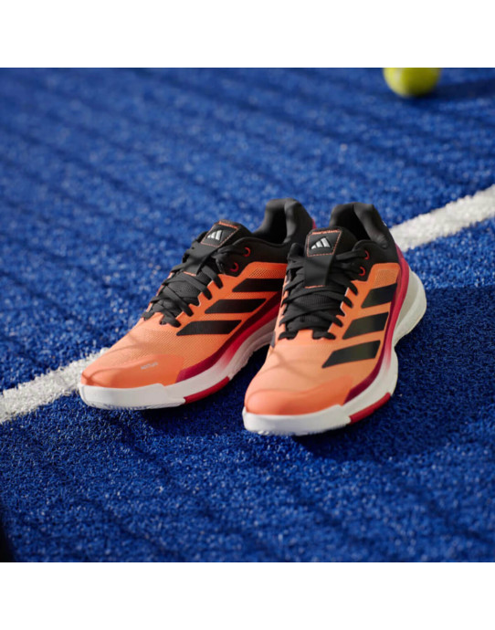 Scarpe Adidas Padel Crazyquick Boost Padel Arancio