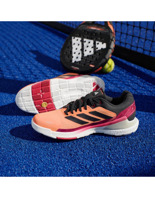 Scarpe Adidas Padel Crazyquick Boost Padel Arancio