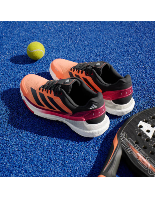 Scarpe Adidas Padel Crazyquick Boost Padel Arancio