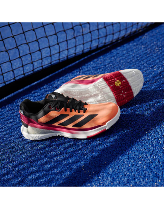Scarpe Adidas Padel Crazyquick Boost Padel Arancio