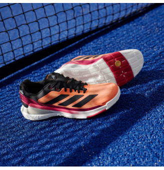 Scarpe Adidas Padel Crazyquick Boost Padel Arancio