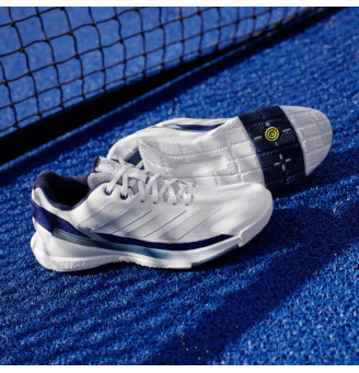 Scarpe Adidas Padel Crazyquick Boost Padel White/Blu 2